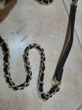 Gaëlle Paris Borsetta Finta Pelliccia Leopardata