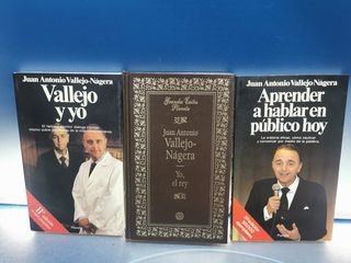 3 libros del Autor Juan Antonio Vallejo-Naguera, VALLEJO Y YO y mas