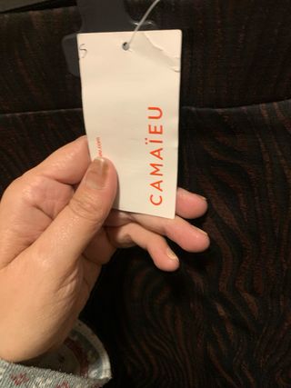 Falda tubo estampado cebra