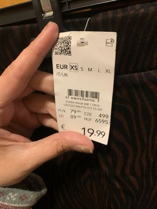 Falda tubo estampado cebra