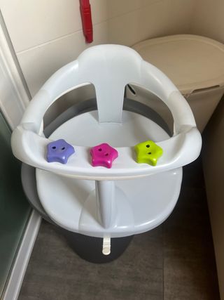Asiento/Soporte Baño Bebé con Juguetes