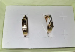 Pendientes Versace Oro 18k 18mm