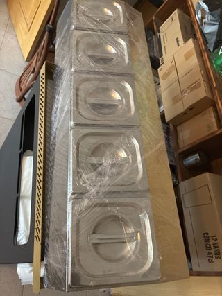 Recipientes para Toppings Acero Inoxidable