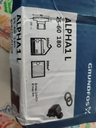 Bomba Circuladora Grundfos ALPHA1 L 25-60
