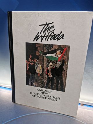 libro, The intifada, edición uk, 1988