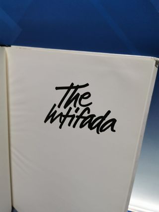 libro, The intifada, edición uk, 1988