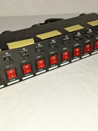 Conector 10 enchufes para efectos