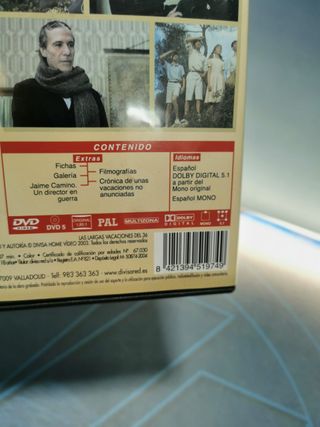 Dvd LAS LARGAS VACACIONES DEL 36