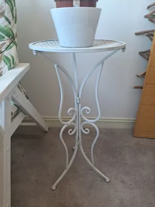 Mesa de terraza hierro forjado