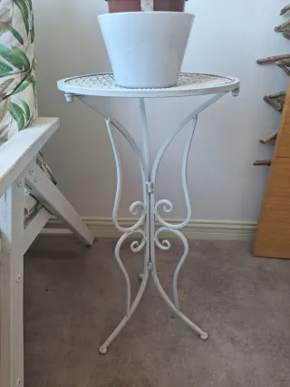 Mesa de terraza hierro forjado