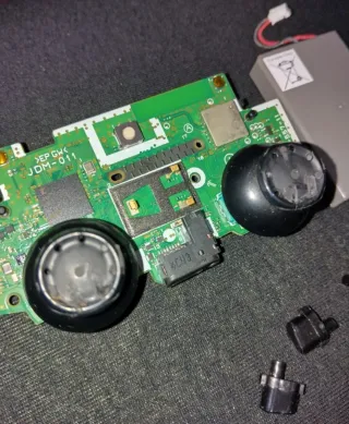 Controller PS4 Blu + Parti Smontato senza R2