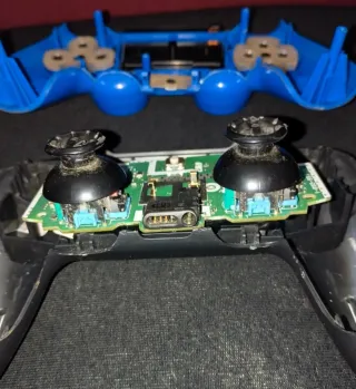 Controller PS4 Blu + Parti Smontato senza R2