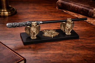 Soporte Varita Harry Potter Águila y Escudo