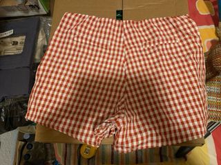 Pantalón corto de verano a cuadros