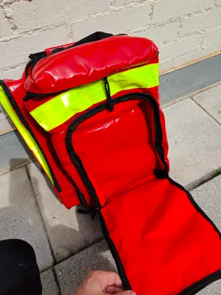 Mochila Botiquín Roja y Amarilla