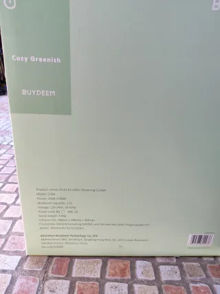 Vaporera eléctrica Buydeem G564 + Accesorios