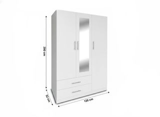 Armario 3 puertas blanco