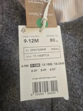 Original Marines Abito e Maglia Neonata 9-12 mesi