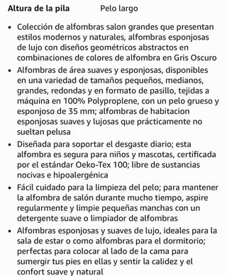 Alfombra Redonda 200cm NUEVA