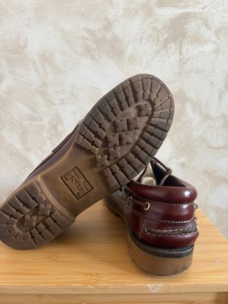 Zapatos náuticos Snipe hombre marrones