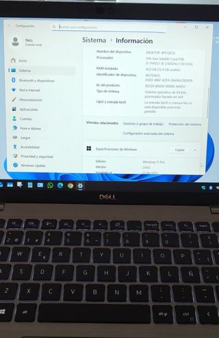 Ordenador DELL LATITUDE