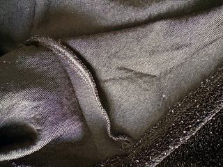 Top ba&sh negro brillante