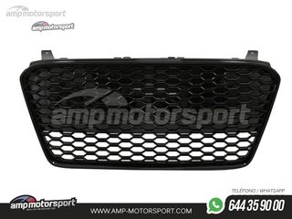 PARRILLA DELANTERA LOOK RS PARA AUDI R8 2015-2018 NEGRO BRILLO