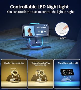 Estación Carga Inalámbrica MagSafe Plegable