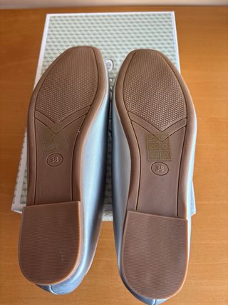 Francesitas plateadas talla 38 sin estrenar