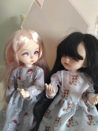 Pareja Muñecas BJD con caras muy bonitas