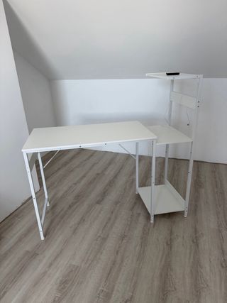 Escritorio Gaming LED Blanco