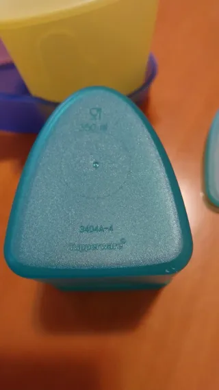 Set 2 Contenitori Tupperware con Base