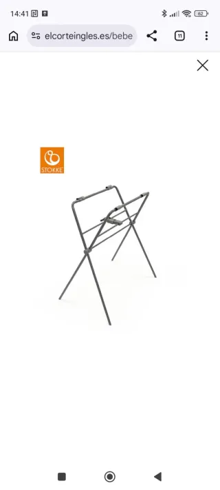Patas plegables bañera Stokke