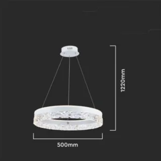 Lampadario LED Sospensione Bianco Moderno