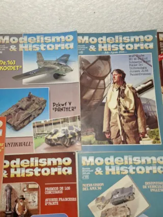 Lote 11 Revistas Modelismo e Historia Años 70