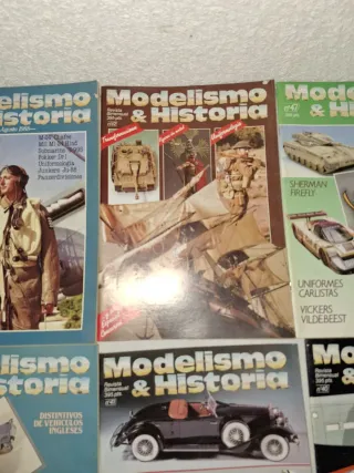 Lote 11 Revistas Modelismo e Historia Años 70