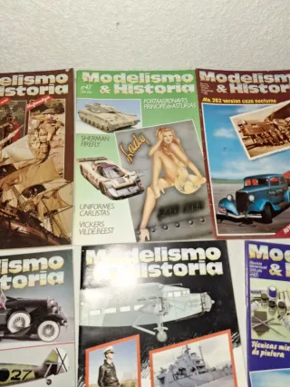Lote 11 Revistas Modelismo e Historia Años 70