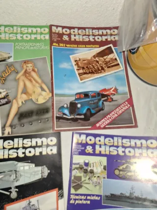 Lote 11 Revistas Modelismo e Historia Años 70