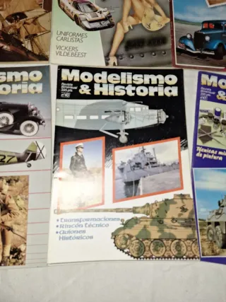 Lote 11 Revistas Modelismo e Historia Años 70