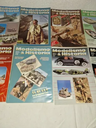 Lote 11 Revistas Modelismo e Historia Años 70