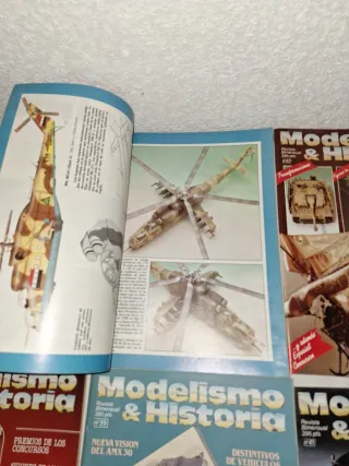 Lote 11 Revistas Modelismo e Historia Años 70