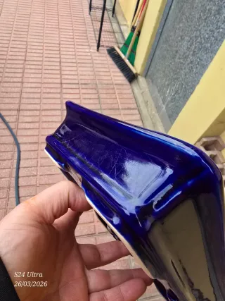 Maceta bonsai azul cerámica