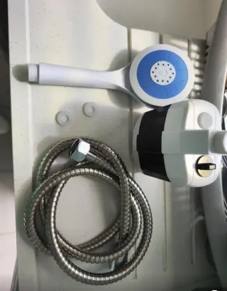 Ducha portátil con bomba