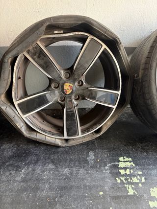 4 Llantas BBS Porsche 3 para reparar en 20” (R20)