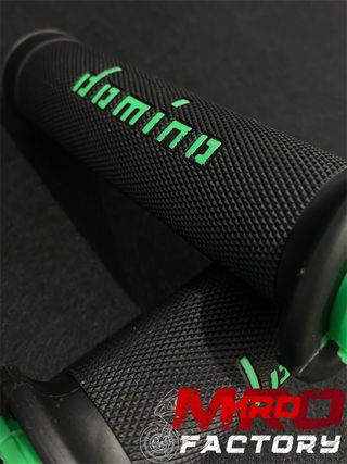 Puños Domino Racing Negro / Verde