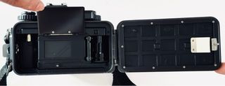 Cámara Nikonos V + Nikonos IV-A adapter