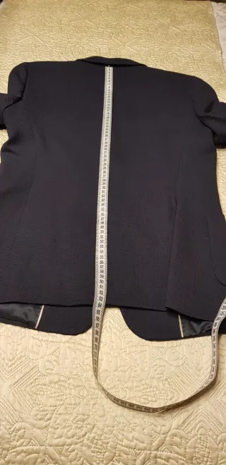 Blazer Massimo Dutti T40 Azul Marino