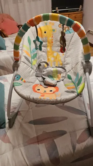 Hamaca para bebé con diseño de animales