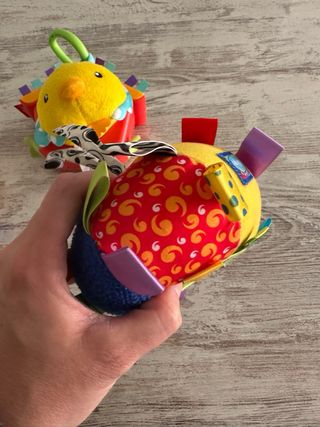 Lote Juguetes Bebé: Pato, torre y Pelota