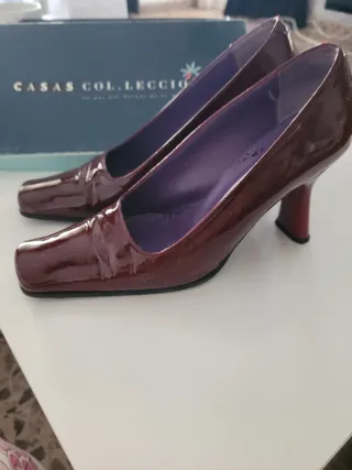 Zapatos de tacón Casas Col Leccio morados